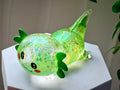 Glowy Lime squishy by Mimomo