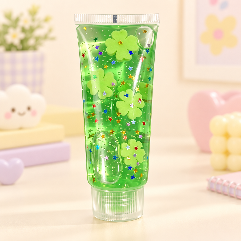 Goo Tube Lime squishy by Mimomo - lifestyle