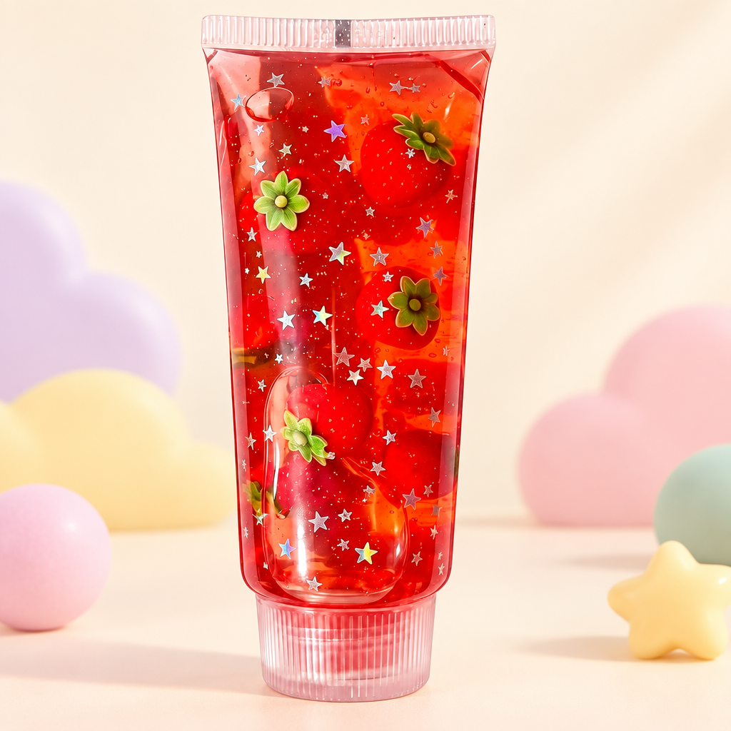 Goo Tube Cherry squishy by Mimomo - texture close-up