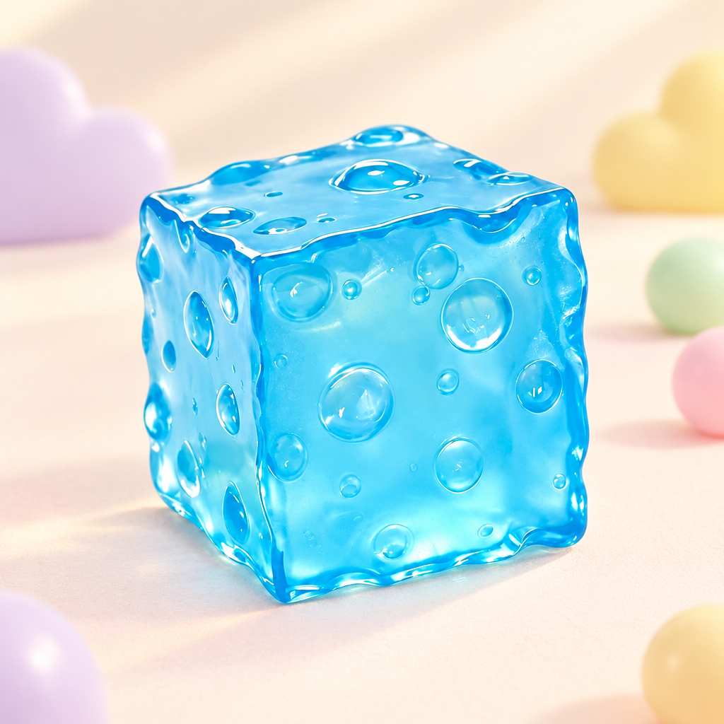 Cubie Ocean squishy by Mimomo - texture close-up