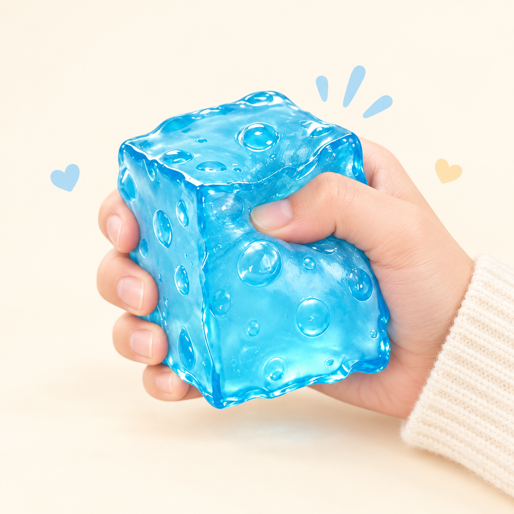 Cubie Ocean squishy by Mimomo - squeeze demo