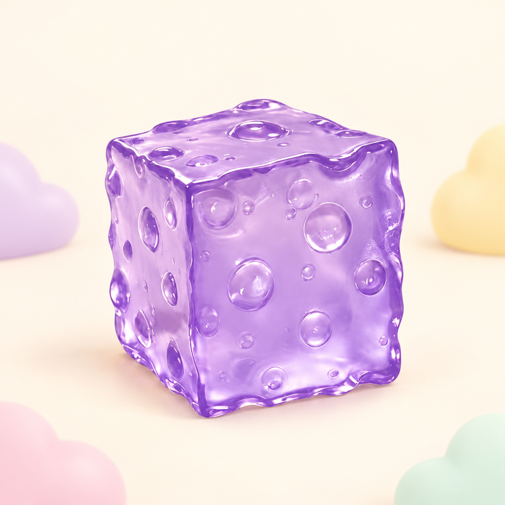 Cubie Grape squishy by Mimomo