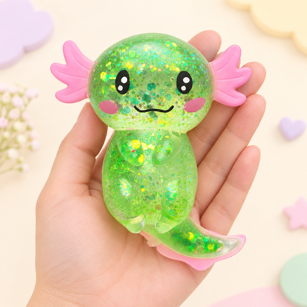 Axie Mint squishy by Mimomo - in hand for size