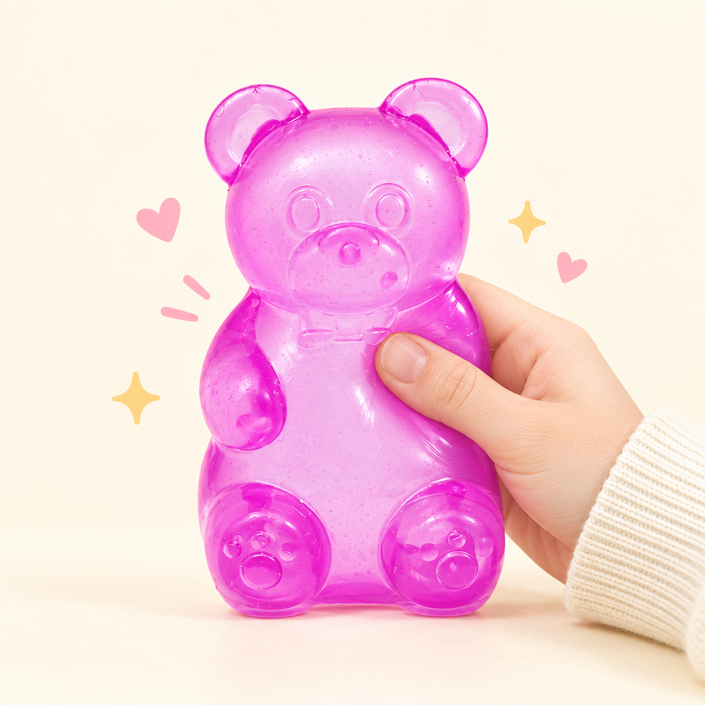 Gummo Grape squishy by Mimomo - squeeze demo