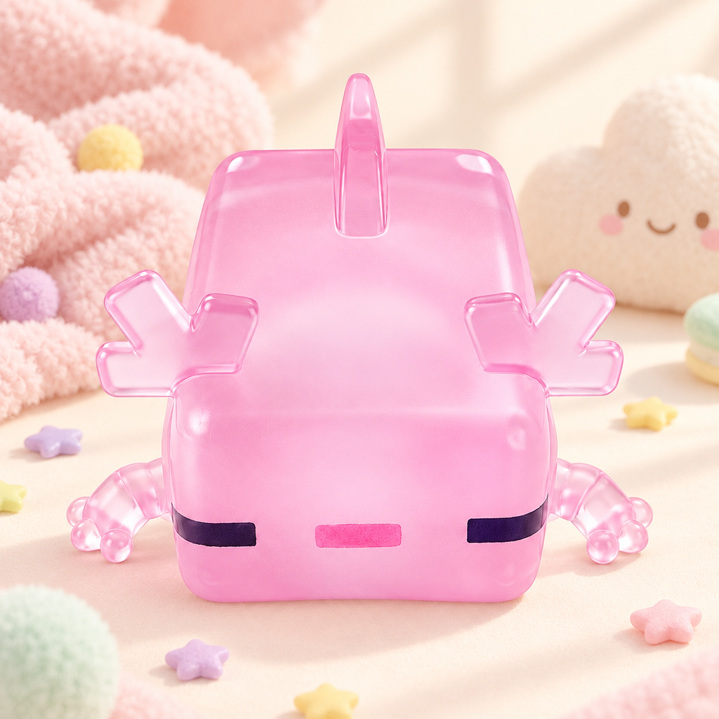 Blockie Bubblegum squishy by Mimomo - lifestyle