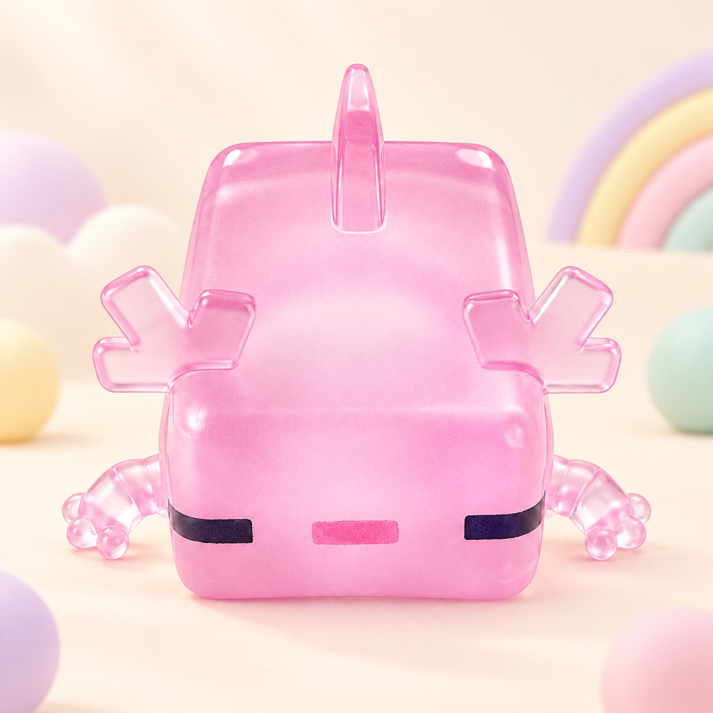 Blockie Bubblegum squishy by Mimomo - texture close-up