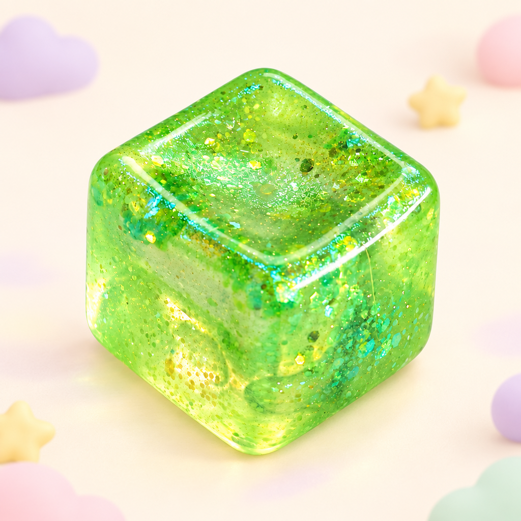Glimmer Lime squishy by Mimomo