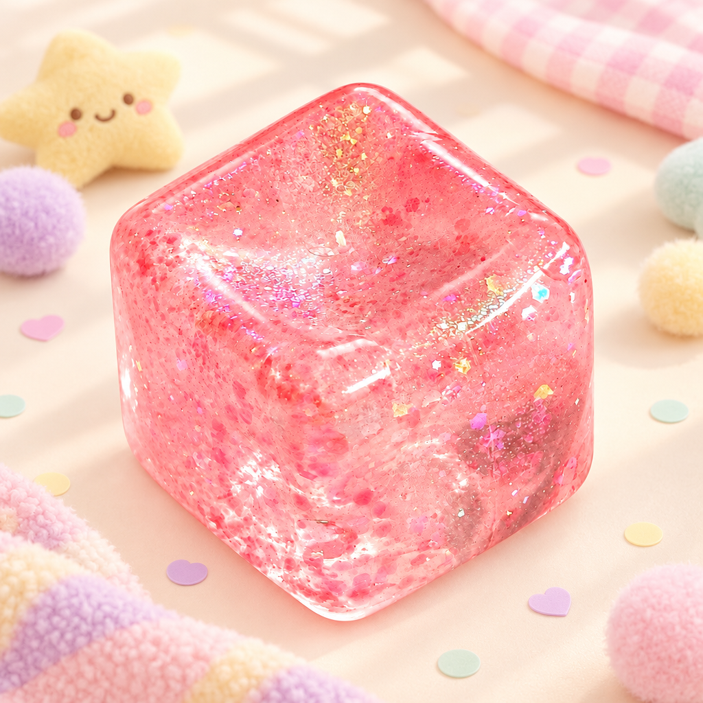 Glimmer Rose squishy by Mimomo - lifestyle