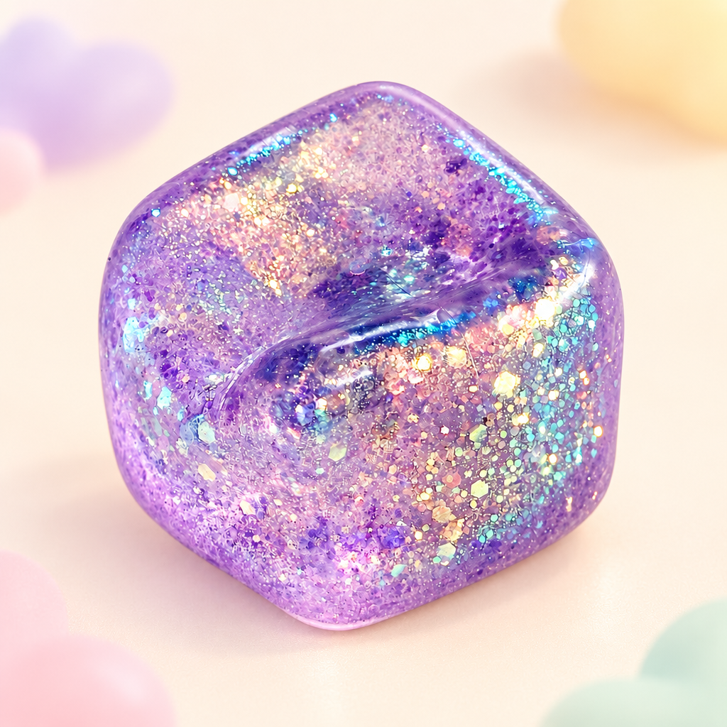 Glimmer Grape squishy by Mimomo - texture close-up