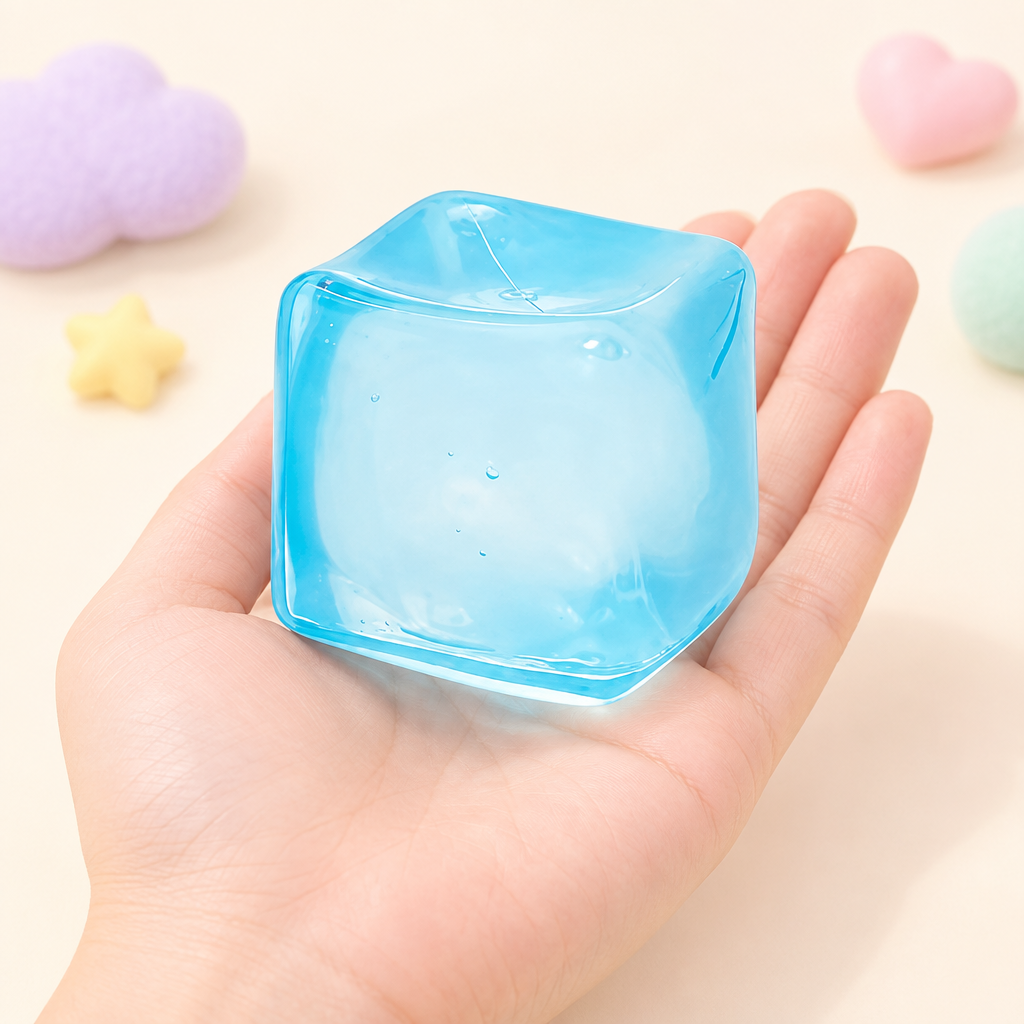 Jellie Ocean squishy by Mimomo - in hand for size