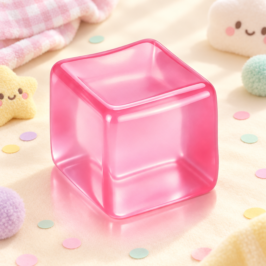 Jellie Bubblegum squishy by Mimomo - lifestyle