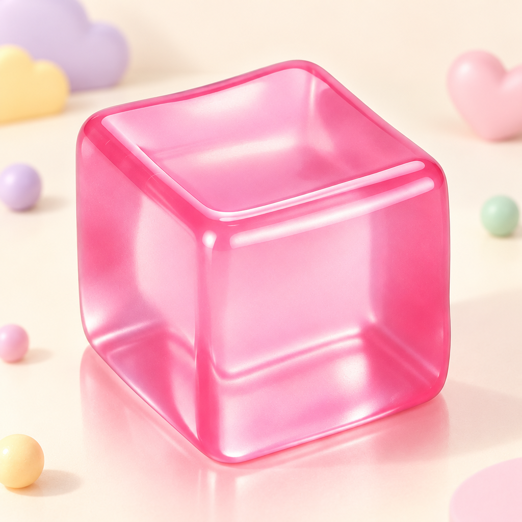 Jellie Bubblegum squishy by Mimomo - texture close-up