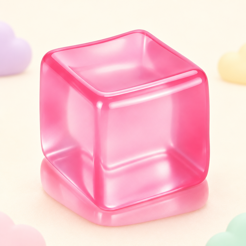 Jellie Bubblegum squishy by Mimomo