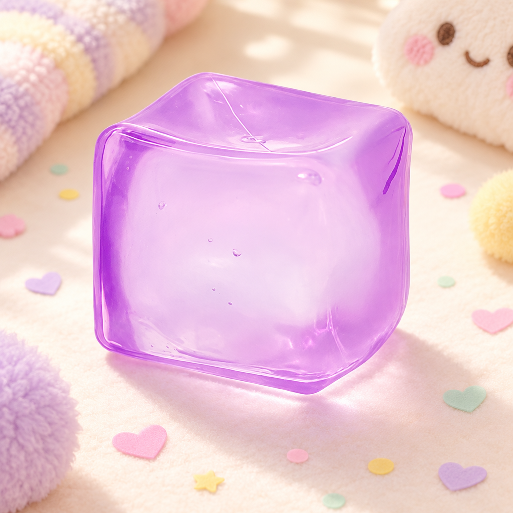 Jellie Grape squishy by Mimomo - lifestyle