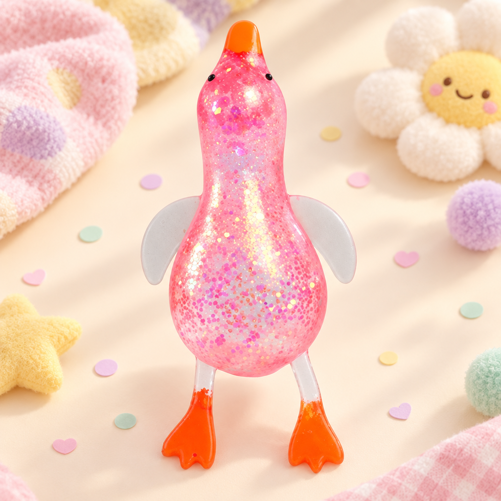 Quacky Bubblegum squishy by Mimomo - lifestyle