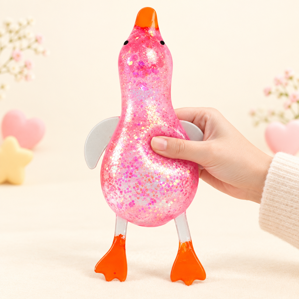 Quacky Bubblegum squishy by Mimomo - squeeze demo