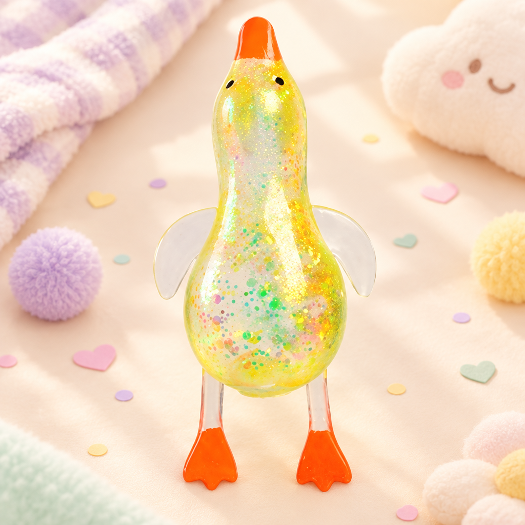 Quacky Lemon squishy by Mimomo - lifestyle